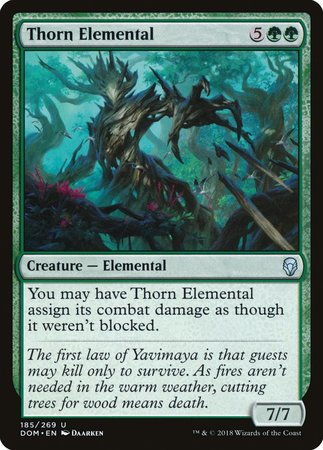 Thorn Elemental [Dominaria] | Dumpster Cat Games
