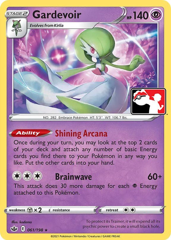 Gardevoir (061/198) [Prize Pack Series One] | Dumpster Cat Games