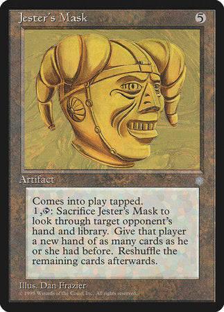 Jester's Mask [Ice Age] | Dumpster Cat Games