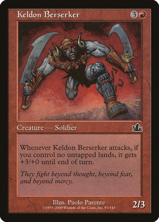 Keldon Berserker [Prophecy] | Dumpster Cat Games