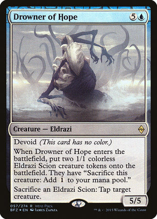 Drowner of Hope [Battle for Zendikar Promos] | Dumpster Cat Games