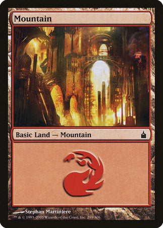 Mountain (299) [Ravnica: City of Guilds] | Dumpster Cat Games