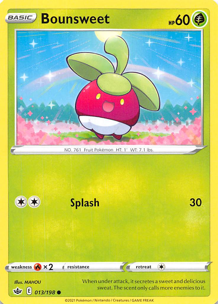 Bounsweet (013/198) [Sword & Shield: Chilling Reign] | Dumpster Cat Games