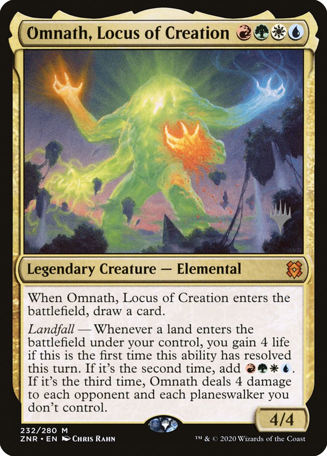 Omnath, Locus of Creation (Promo Pack) [Zendikar Rising Promos] | Dumpster Cat Games