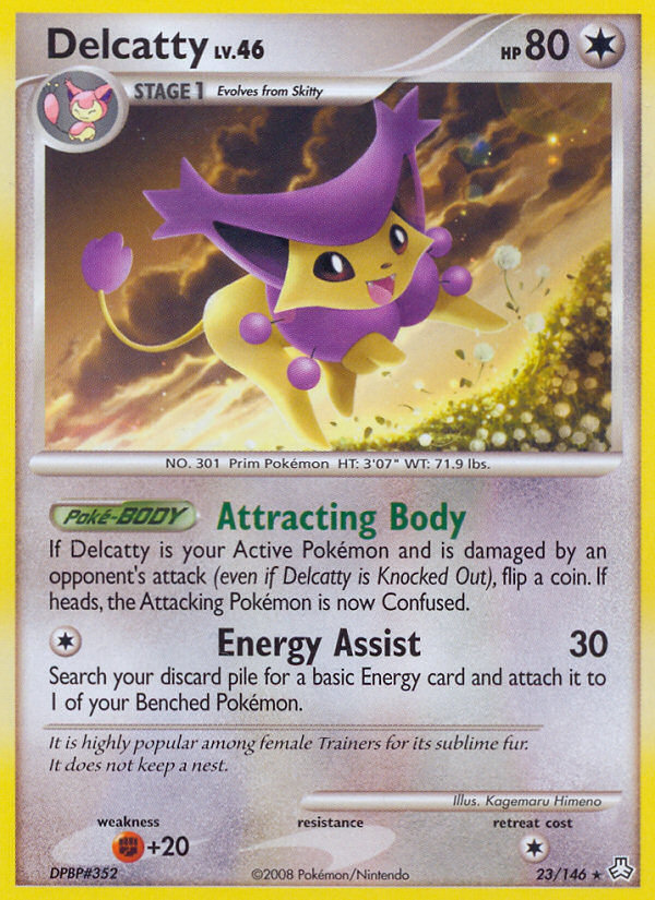 Delcatty (23/146) [Diamond & Pearl: Legends Awakened] | Dumpster Cat Games