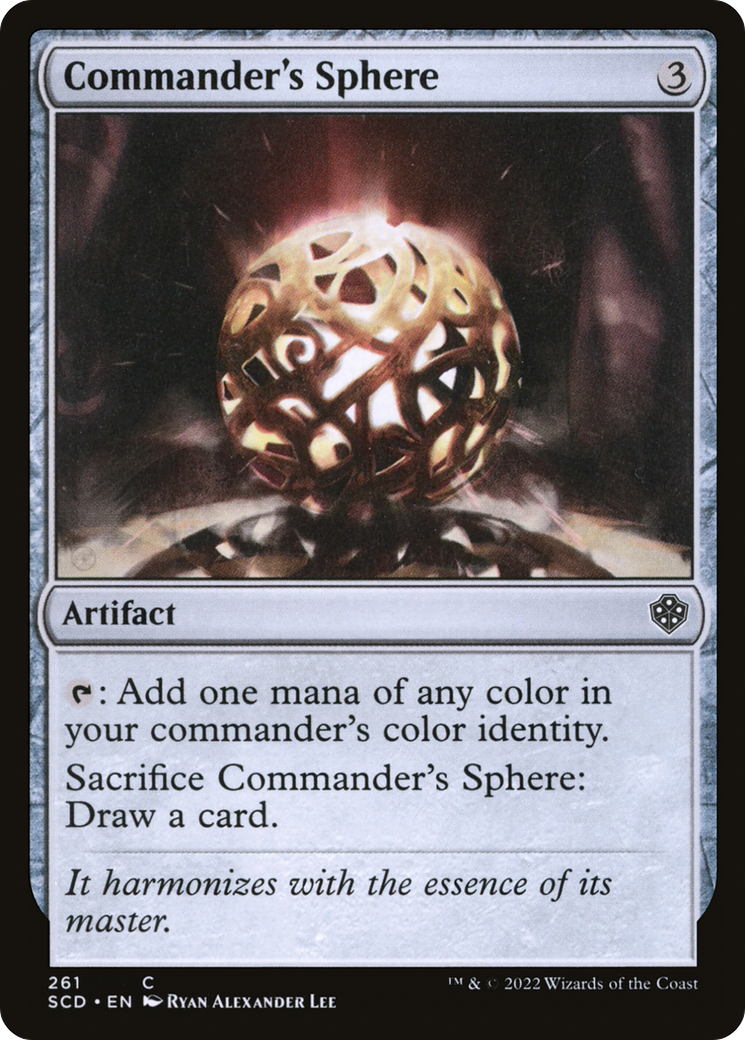Commander's Sphere [Starter Commander Decks] | Dumpster Cat Games