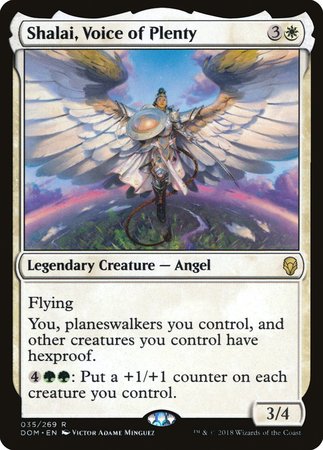 Shalai, Voice of Plenty [Dominaria] | Dumpster Cat Games