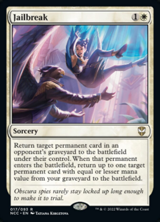 Jailbreak [Streets of New Capenna Commander] | Dumpster Cat Games