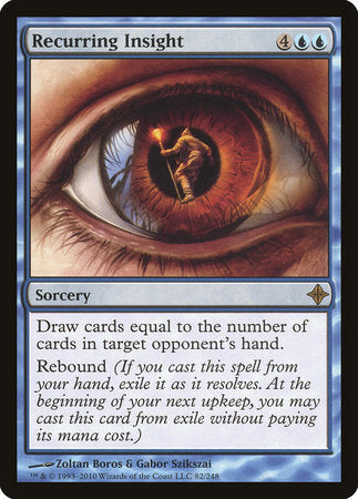 Recurring Insight [Rise of the Eldrazi] | Dumpster Cat Games