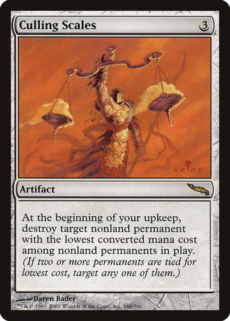 Culling Scales [Mirrodin] | Dumpster Cat Games
