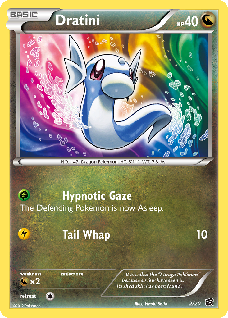 Dratini (2/20) [Black & White: Dragon Vault] | Dumpster Cat Games