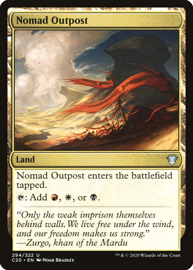 Nomad Outpost [Commander 2020] | Dumpster Cat Games