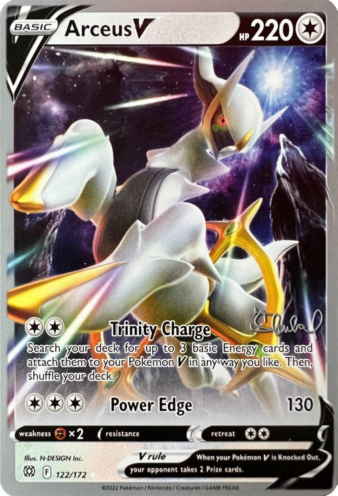 Arceus V (122/172) (ADP - Ondrej Skubal) [World Championships 2022] | Dumpster Cat Games