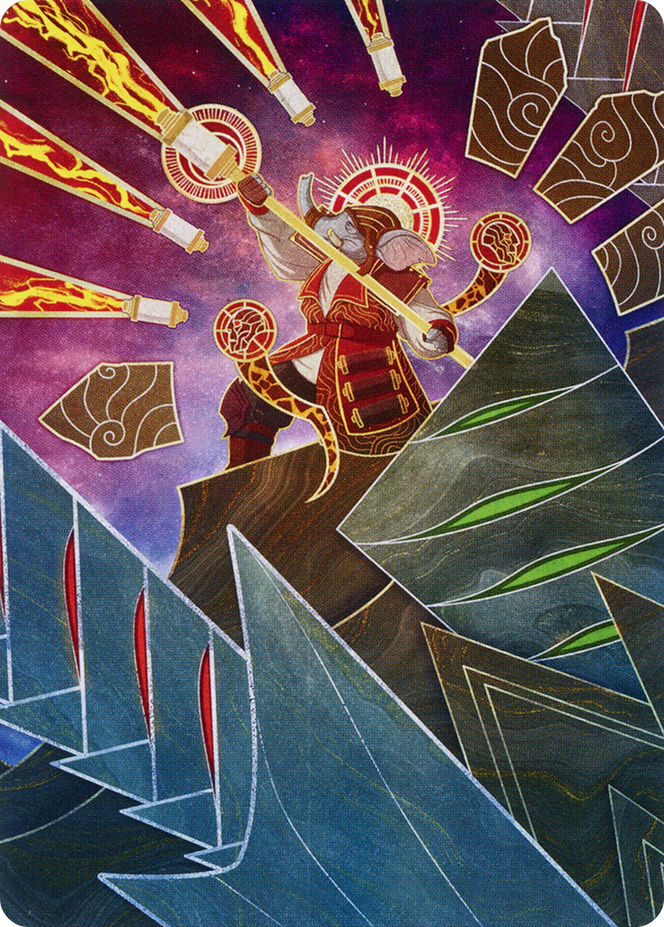 Quintorius, Loremaster Art Card (63) [March of the Machine Art Series] | Dumpster Cat Games