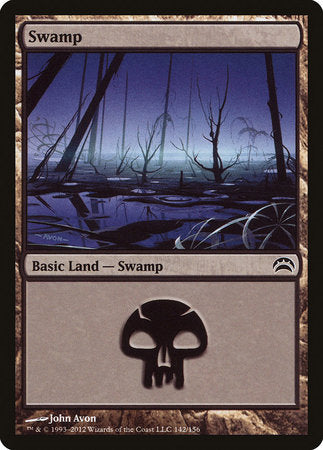 Swamp (142) [Planechase 2012] | Dumpster Cat Games