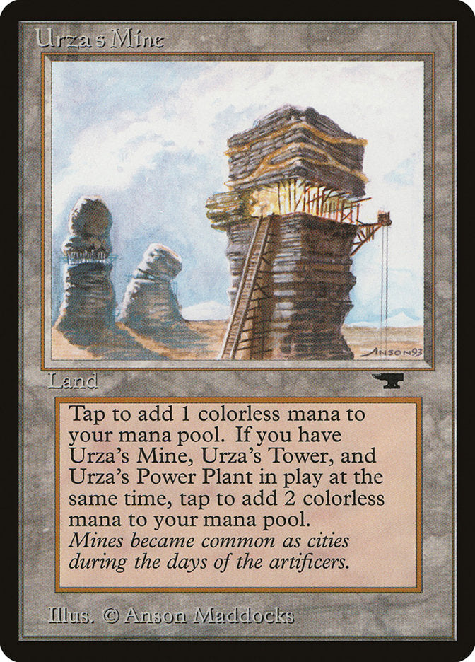 Urza's Mine (Sky Background) [Antiquities] | Dumpster Cat Games
