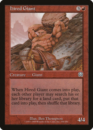 Hired Giant [Mercadian Masques] | Dumpster Cat Games