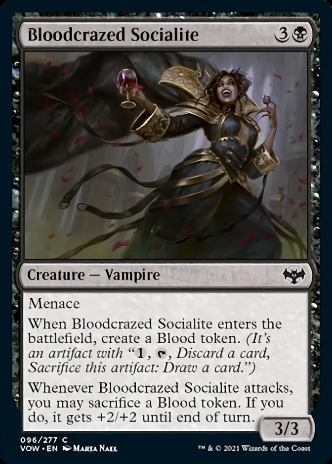 Bloodcrazed Socialite [Innistrad: Crimson Vow] | Dumpster Cat Games