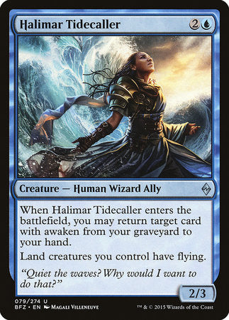 Halimar Tidecaller [Battle for Zendikar] | Dumpster Cat Games