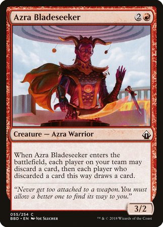 Azra Bladeseeker [Battlebond] | Dumpster Cat Games