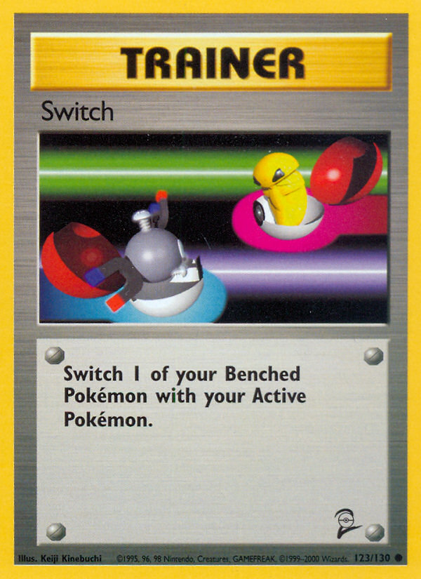 Switch (123/130) [Base Set 2] | Dumpster Cat Games