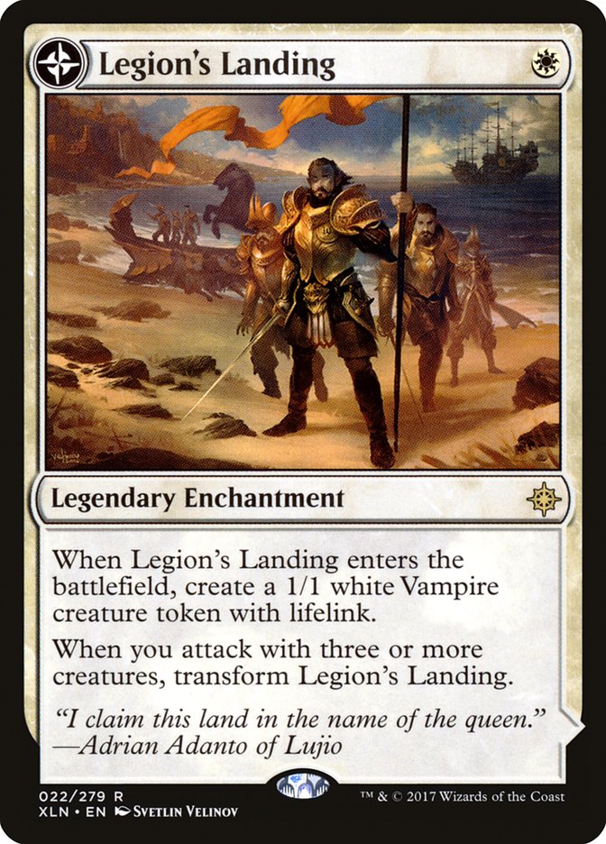 Legion's Landing // Adanto, the First Fort [Ixalan] | Dumpster Cat Games