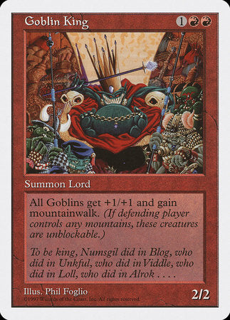 Goblin King [Fifth Edition] | Dumpster Cat Games
