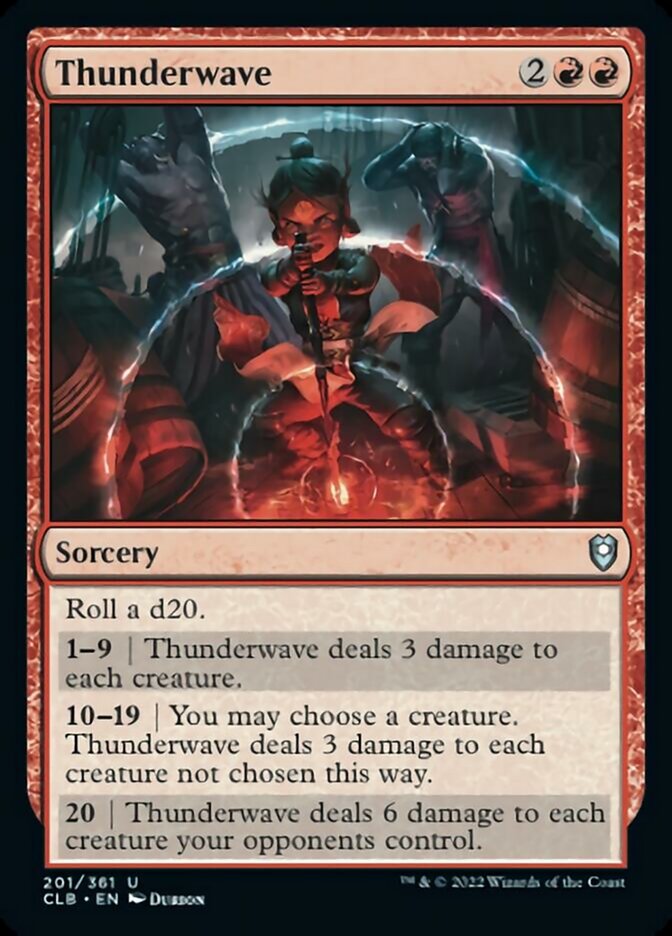 Thunderwave [Commander Legends: Battle for Baldur's Gate] | Dumpster Cat Games