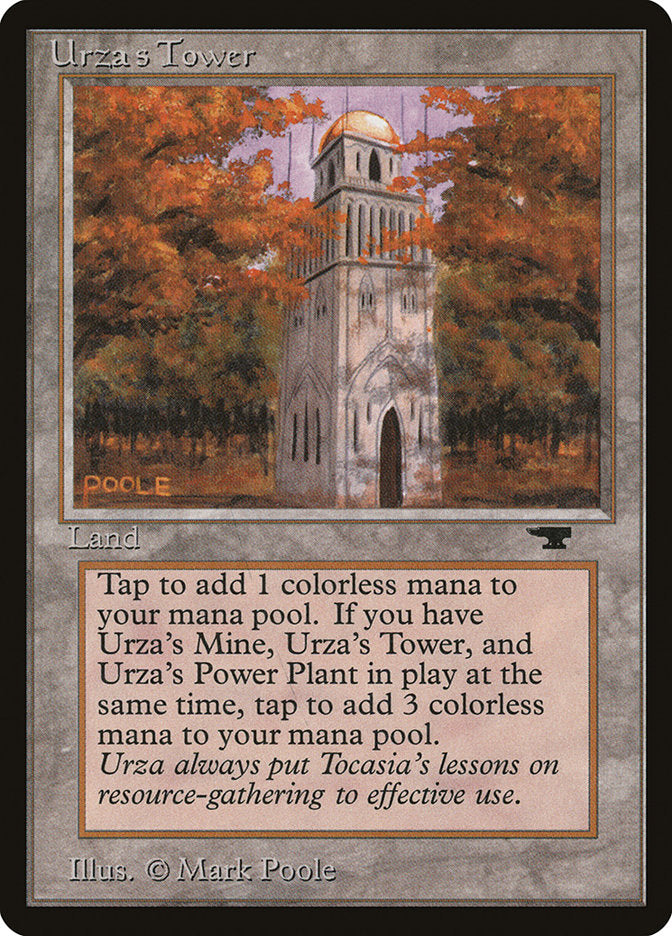 Urza's Tower (Autumn Leaves) [Antiquities] | Dumpster Cat Games