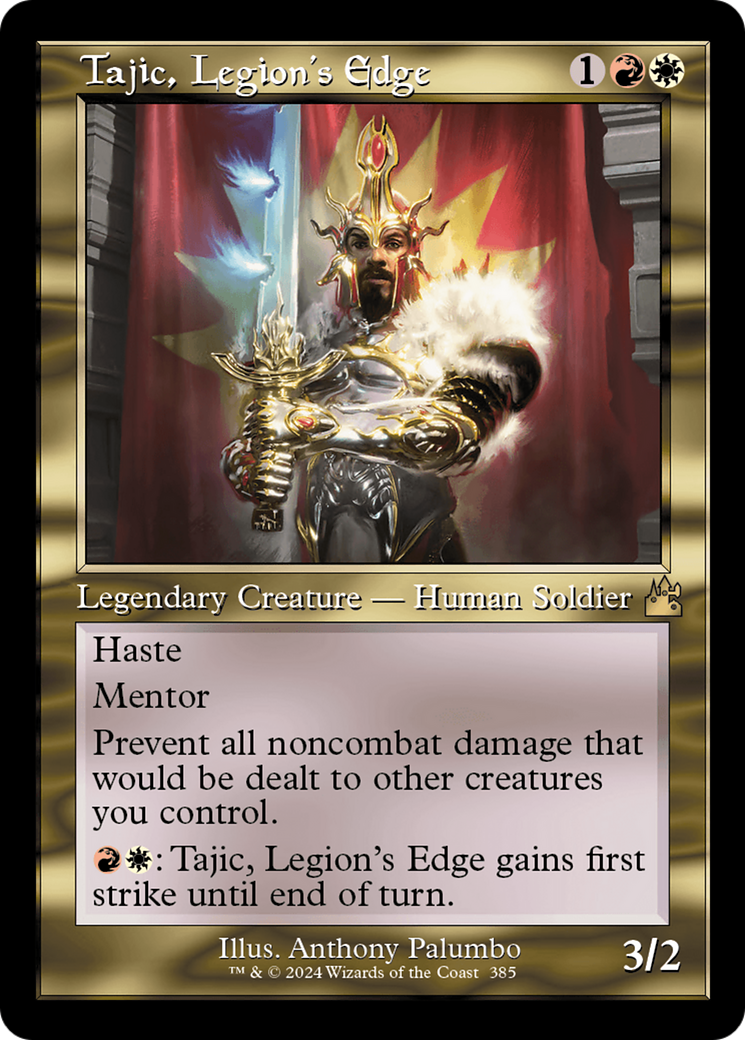 Tajic, Legion's Edge (Retro Frame) [Ravnica Remastered] | Dumpster Cat Games