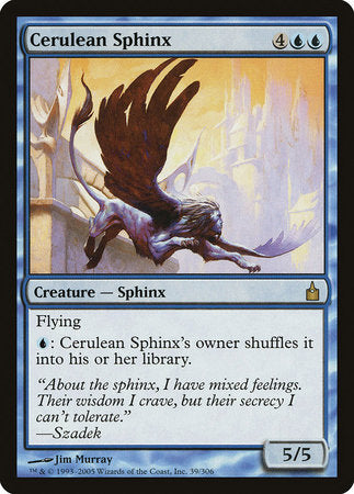 Cerulean Sphinx [Ravnica: City of Guilds] | Dumpster Cat Games