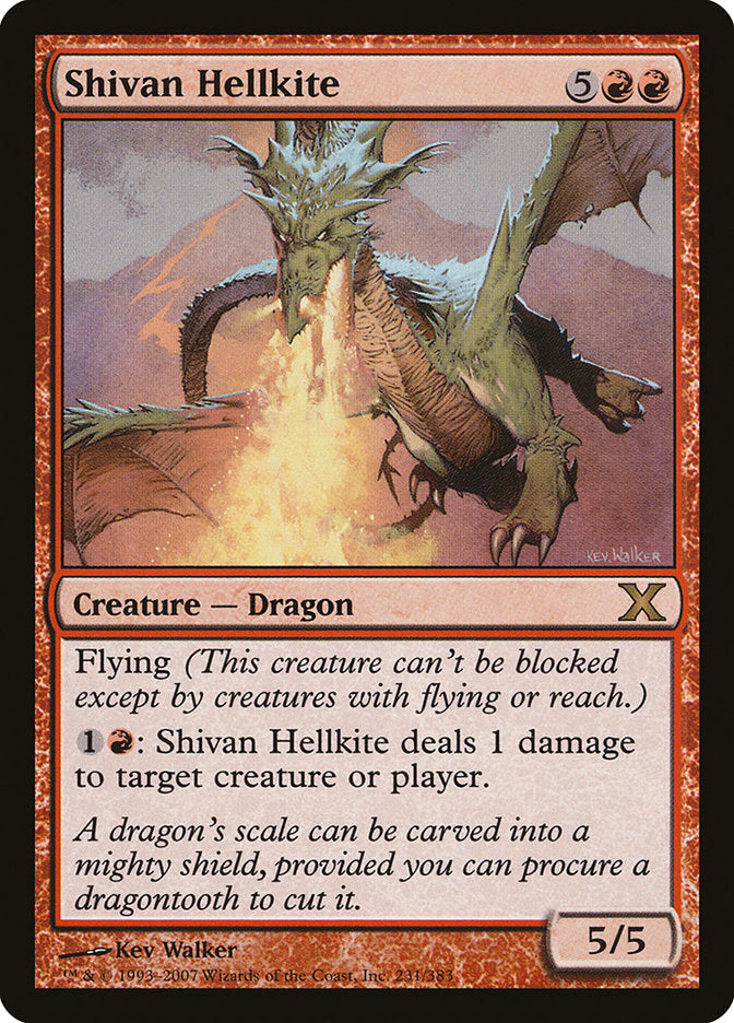 Shivan Hellkite [Tenth Edition] | Dumpster Cat Games
