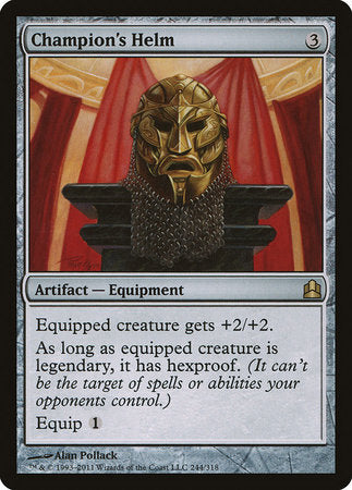 Champion's Helm [Commander 2011] | Dumpster Cat Games