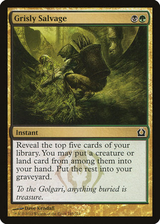 Grisly Salvage [Return to Ravnica] | Dumpster Cat Games