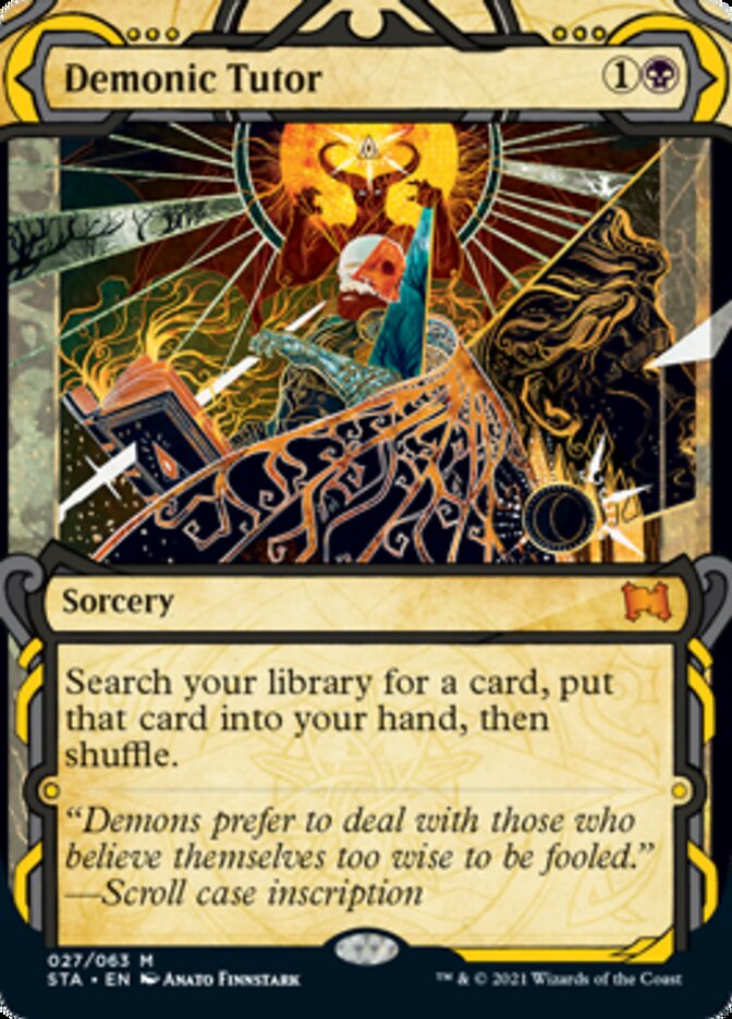 Demonic Tutor [Strixhaven Mystical Archive] | Dumpster Cat Games