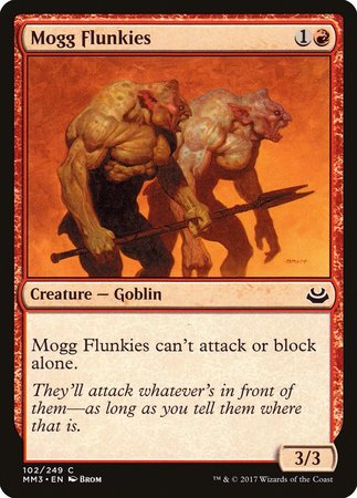 Mogg Flunkies [Modern Masters 2017] | Dumpster Cat Games