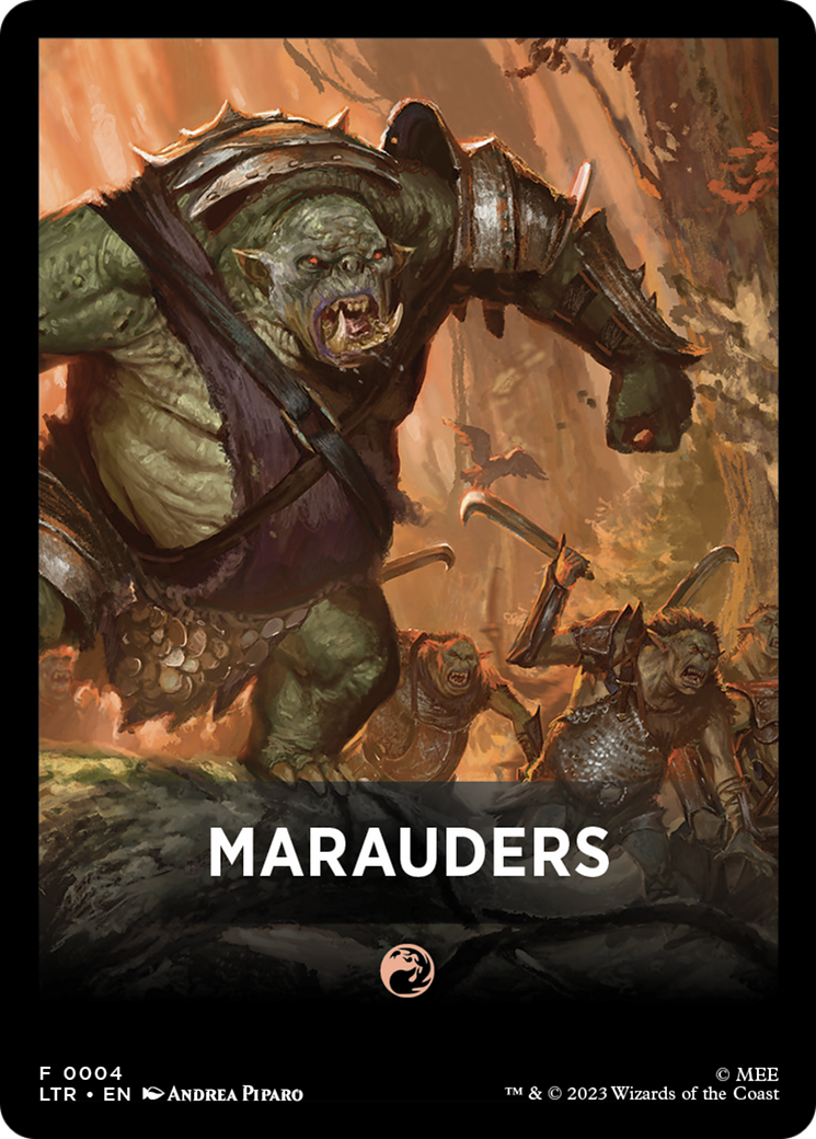 Marauders Theme Card [The Lord of the Rings: Tales of Middle-Earth Tokens] | Dumpster Cat Games