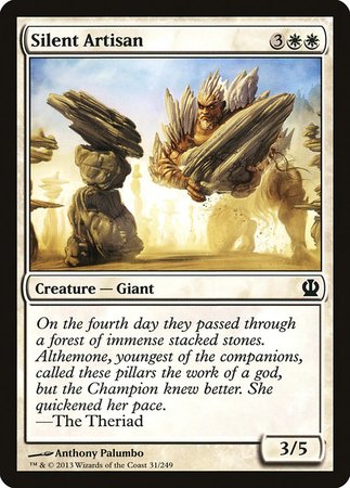 Silent Artisan [Theros] | Dumpster Cat Games