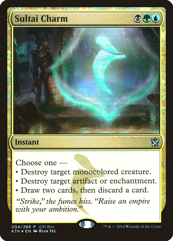 Sultai Charm (Gift Box) [Khans of Tarkir Promos] | Dumpster Cat Games