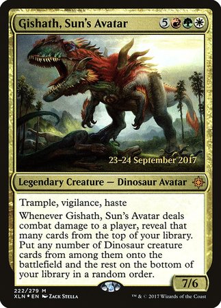 Gishath, Sun's Avatar [Ixalan Promos] | Dumpster Cat Games
