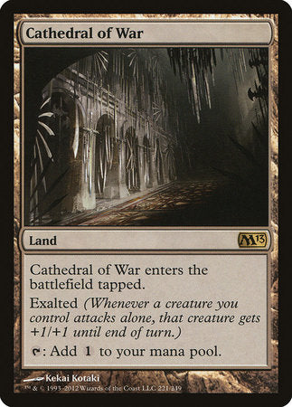 Cathedral of War [Magic 2013] | Dumpster Cat Games