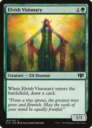Elvish Visionary [Commander 2014] | Dumpster Cat Games
