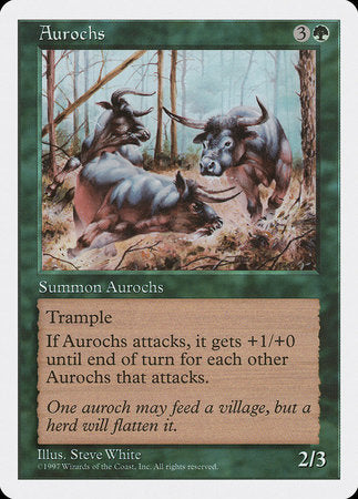 Aurochs [Fifth Edition] | Dumpster Cat Games