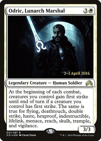 Odric, Lunarch Marshal [Shadows over Innistrad Promos] | Dumpster Cat Games