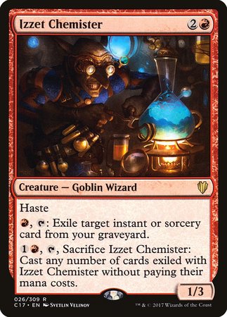 Izzet Chemister [Commander 2017] | Dumpster Cat Games