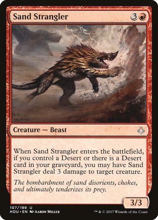 Sand Strangler [Hour of Devastation] | Dumpster Cat Games