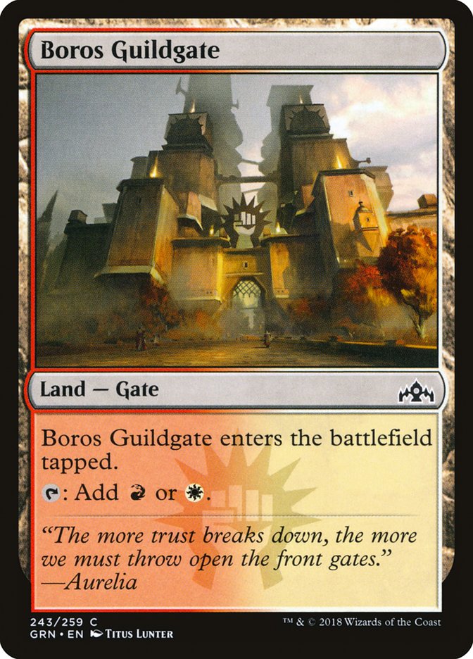 Boros Guildgate (243/259) [Guilds of Ravnica] | Dumpster Cat Games