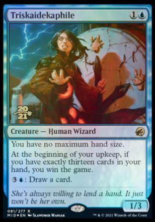 Triskaidekaphile [Innistrad: Midnight Hunt Prerelease Promos] | Dumpster Cat Games