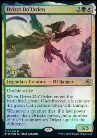 Drizzt Do'Urden [Dungeons & Dragons: Adventures in the Forgotten Realms Prerelease Promos] | Dumpster Cat Games