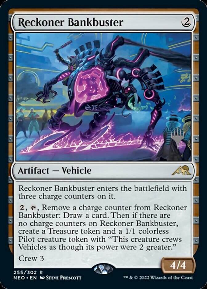 Reckoner Bankbuster (Promo Pack) [Kamigawa: Neon Dynasty Promos] | Dumpster Cat Games